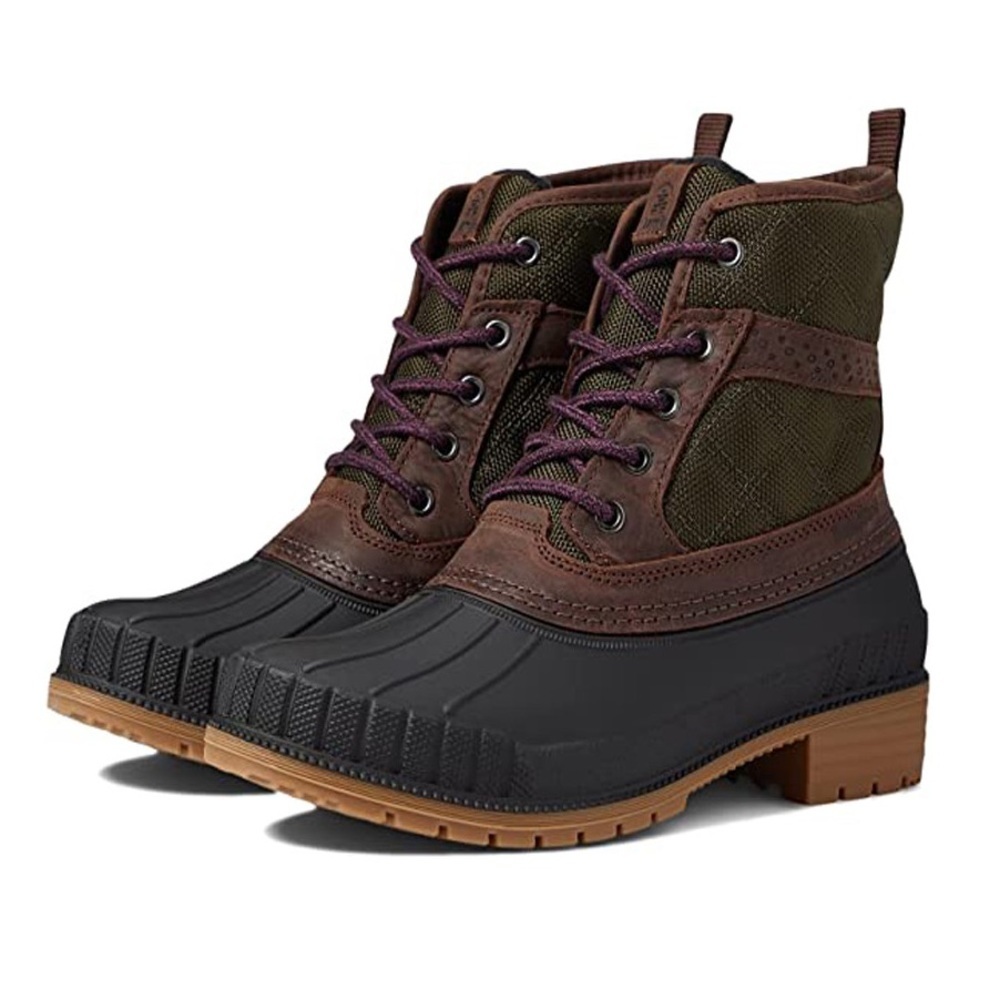 Kamik Women Size 5 Dark Olive Outdoor Waterproof Sienna Mid 2 Winter Boots NWOB